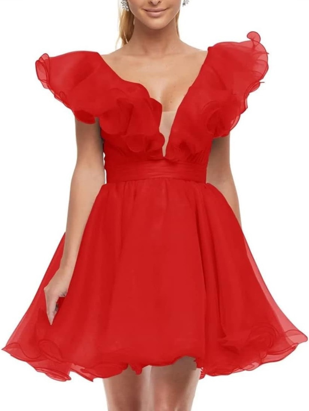 Ashley Lauren Red Cocktail Dress